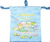 T's Factory Sumikko Gurashi Drawstring Bag with Inner Pocket Sleepover Party
