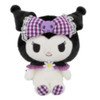 Nakajima Sanrio Characters Checkered Plush Doll Kuromi