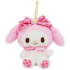 Nakajima Sanrio Characters Checkered Plush Mascot My Melody