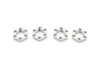 Kyosho EF244S LW Wheel Nut(Silver/4pcs/FANTOM EP)