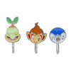 Pokemon Center Original Accessory Earrings 68 Turtwig, Chimchar ,Piplup