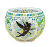 Yanoman 2201-63 3D LED Lamp Shade Puzzle Disney Tinker Bell Peter Pan Glass Mosaic Pattern (80 Pieces)