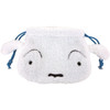 T's Factory Plush Drawstring Bag Shiro Crayon Shin-chan