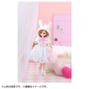 Takara Tomy Licca Doll Thick & Fluffy White Bunny Outfit