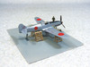 Aoshima 1/72 IJN Kawasaki Ki-61-II Kai Hien Prototype 2 Plastic Model