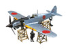 Aoshima 1/72 IJN Kawasaki Ki-61-II Kai Hien Prototype 2 Plastic Model