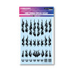 HiQparts Fire Tribal Decals Solid Black