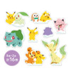 Pokemon Center Original Big Flake Sticker Botanical