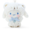 Sanrio Plush Mascot Holder Cinnamoroll (Fluffy Snow Design)