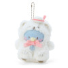 Sanrio Plush Mascot Holder Tuxedo Sam (Fluffy Snow Design)