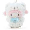 Sanrio Plush Mascot Holder My Sweet Piano (Fluffy Snow Design)