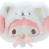 Sanrio Pouch My Melody (Fluffy Snow Design)