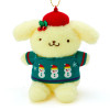 Sanrio PomPom Purin Mascot Plush (Christmas Sweater)