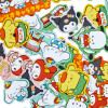Sanrio Sticker Set Sanrio Characters (Sanrio Retro Room)