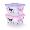 Sanrio Mini Food Container (Storage Container) Set of 2 Kuromi