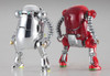 Hasegawa 1/35 MechatroWeGo No.20 Old Style Red & Silver Plastic Model