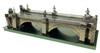 Tenyo T-MP-016M Nijubashi Bridge (Main Gate Stone Bridge) Metallic Nano Puzzle