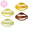 Sanrio Colorful Hair Clip Pom Pom Purin (Face)