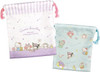 T's Factory Sanrio Drawstring Bag Set of 2 Sanrio Characters Sleeping