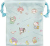 T's Factory Sanrio Drawstring Bag Set of 2 Sanrio Characters Sleeping