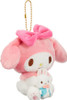 Nakajima Sanrio Pair Mascot My Melody & Rhythm