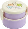 Skater Round Double Layer Lunch Box Sumikko Gurashi Rabbit Garden