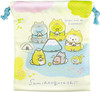 T's Factory Drawstring Bag Set of 2 Sumikko Gurashi Play with Dogs