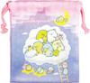 T's Factory Drawstring Bag Set of 2 Sumikko Gurashi A Walk in Starry Sky