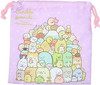 T's Factory Drawstring Bag Sumikko Gurashi Gatherings Purple