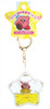 Liquid Filled Floating Star-shaped Keychain Kirby Warp Star