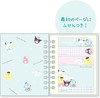 T's Factory Sanrio Mini Ring Notebook with Sticky Notes Fluffy / Gathering