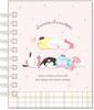 T's Factory Sanrio Mini Ring Notebook with Sticky Notes Fluffy / Sleeping
