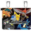 Sun Art Pokemon Center Mini Outing Wallet with Shoulder Strap Black