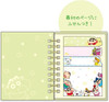 T's Factory Mini Ring Notebook with Sticky Notes Crayon Shin-chan Chocobi