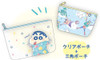 T's Factory Pouch Set of 2 Crayon Shin-chan Good Night Blue