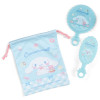 Sanrio Mirror and Hair Brush Set Cinnamoroll