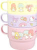 T's Factory Sanrio Plastic Cups 3 Piece Set Girls