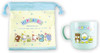 T's Factory Sanrio Plastic Cup & Drawstring Bag Set Hapidanbui
