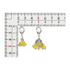 Pokemon Center Original Metal Keychain Series - Joltik 595, 596