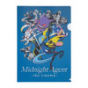 Pokemon Center Original A4 Clear Holder Folder Set of 2 Midnight Agent -The Cinema-