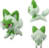 Takara Tomy Pokemon Monster Collection Poke Del-Z Sprigatito (Poke Ball)