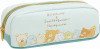 San-x Twin Zipper Pencil Case Pen Pouch PT09101 Rilakkuma x Sumikko Gurashi