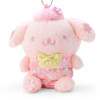 Sanrio Mascot Holder Pom Pom Purin in Cherry Blossom Dress (Sakura)