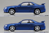 Aoshima The Snap Kit 1/32 R34 Skyline GT-R Custom Wheel (Bayside Blue) Plastic Model