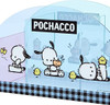 Sanrio Acrylic Multi-Use Storage Holder Pochacco (Plaid Pattern)