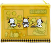 Sanrio Vinyl Flat Pouch Set of 3 Pochacco (Checkered Pattern)