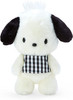 Sanrio Plush Toy Pochacco (Checkered Pattern)