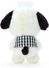 Sanrio Plush Toy Pochacco (Checkered Pattern)