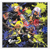 Sun Art Handkerchief Splatoon 3 Characters Black