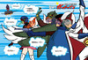 Ensky 300-590 Jigsaw Go! Team Gatchaman (Ohayo Ninja tai Gatchaman) (300 Pieces)